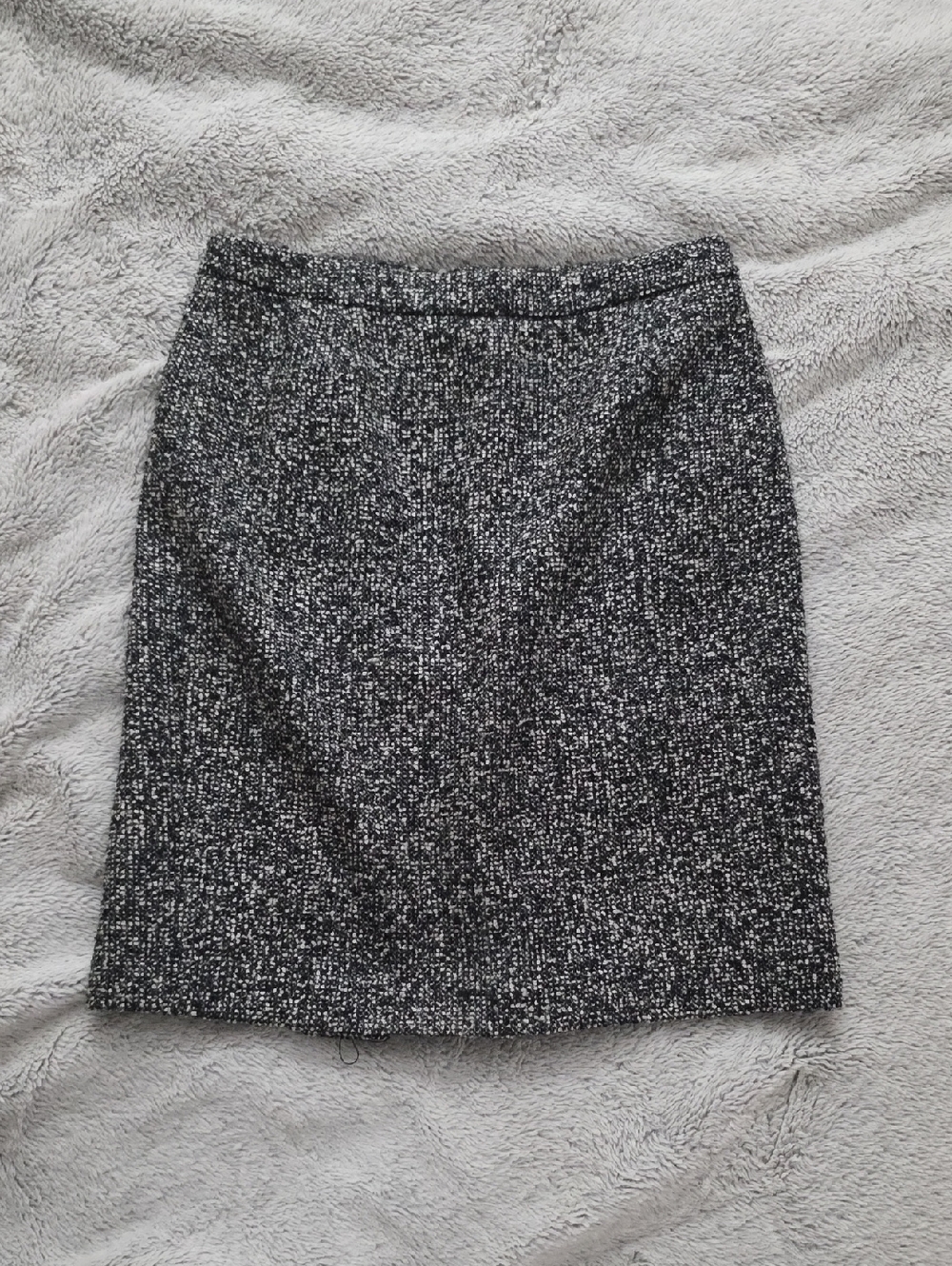 INC International Concepts Black & White Tweed Pencil Skirt
